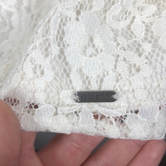 Hollister off white lace dress size xs - Picture 3 of 6
